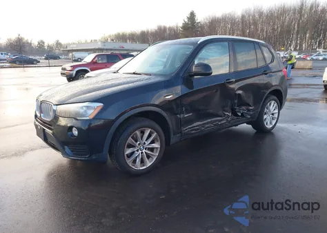 2016 BMW X3 xDrive28I from USA, damaged, VIN 5UXWX9C58G0D81500